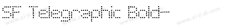 SF Telegraphic Bold字体转换